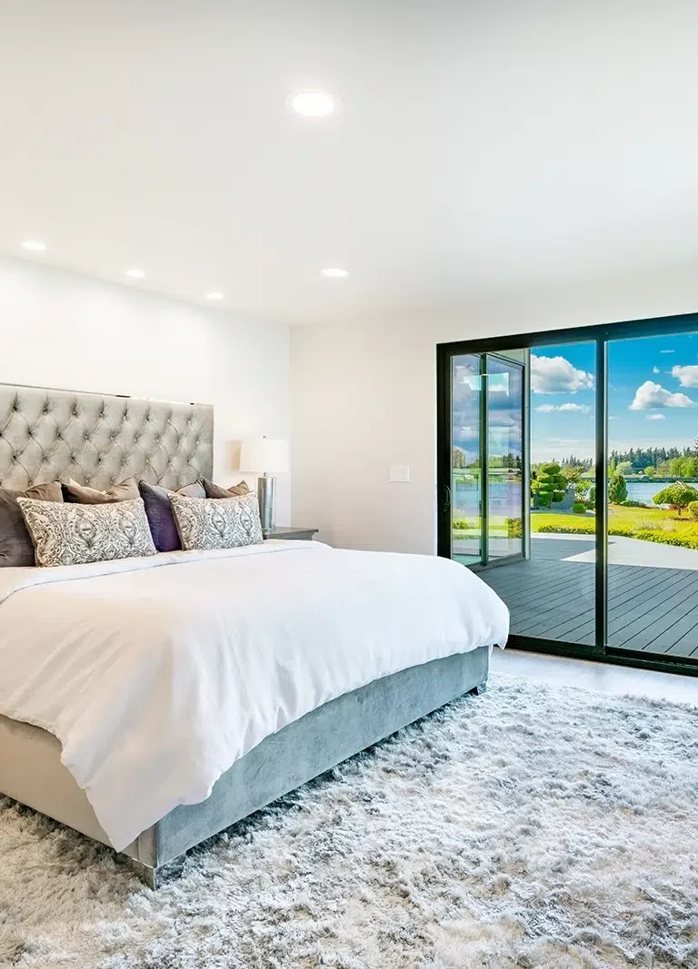 Big, Bright bedroom overlooking the lake, Residential Interior Painters in Cairns, Qld by Prime Coat